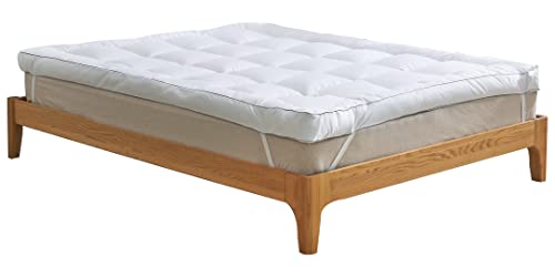 OpulentDreams Mattress Topper with 400-Gsm Filling - 30 CM Extra Deep - Soft and Extra Thick (Double)