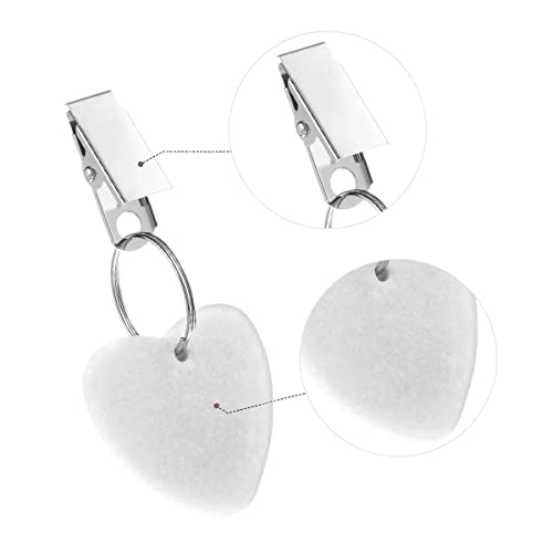 WANGCL 8PCS Tablecloth Weights Tablecloth Pendant With Stainless Steel Clip For Outdoor Family Dinner Garden Party Wedding Camping Picnic-Heart S