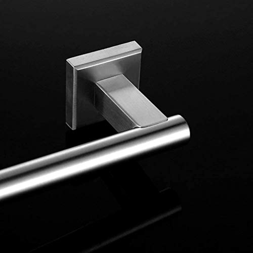 EYHLKM Bathroom Towel Bar Rack, Stainless Steel Wall Mounted Bath Single Towel Hanger, Matte Finish