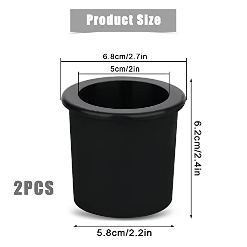 AIEX 2 Pcs Table Umbrella Hole Rings, Silicone Patio Table Umbrella Hole Plug, Soft Terrace Table Umbrella Wedge for Coffee Shop Milk Tea Shop Co