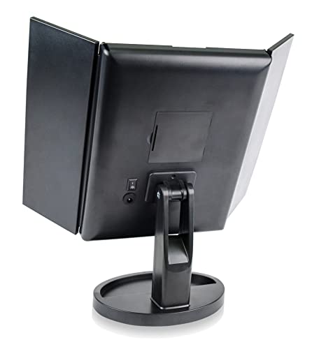 Rio 24 LED Touch Dimmable 3 Way Makeup Mirror with 2 & 3X Magnification with Light