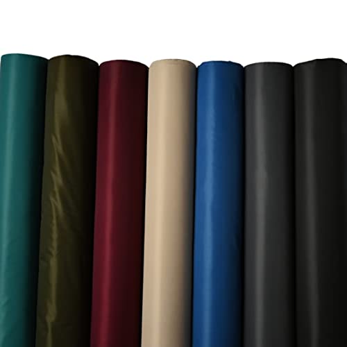 Olive Green Oxford Heavy Duty Waterproof Fabric by The Metre Tarpaulin Material for Outdoor Furniture Seat Covers 150CM Wide, (Pre-Cut) 10 Metres