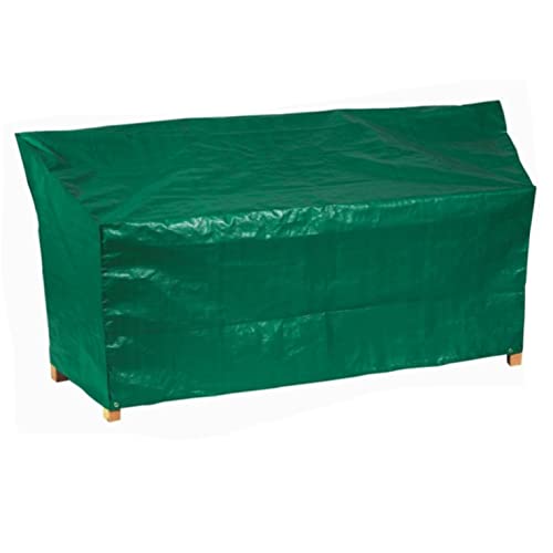 SUL Heavy Duty 1.2m Waterproof Outdoor Garden Bench Cover with Corner Eyelets Securing Ropes, Windproof Patio Furniture Cover, Anti-UV, Tear Resi