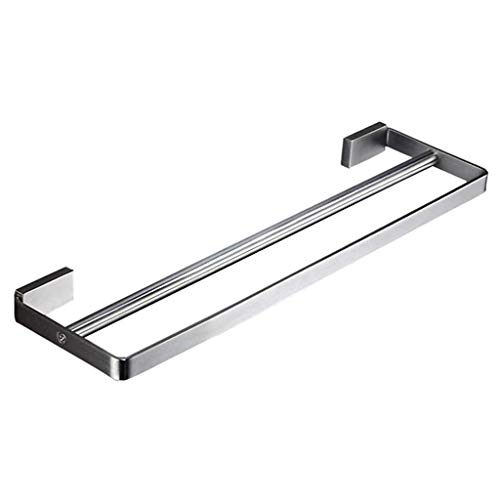 RSOCHS Bathroom Towel Bar Easy Install with Self-Adhesive, Drilling on Walls, Premium Stainless Steel