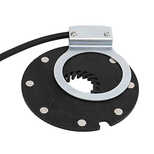 Changor 8 Magnets PAS System Speed Sensor, Dustproof Light Weight Antislip Pattern Provide Riding Power Assistant Sensor for Electric Bike Mounta