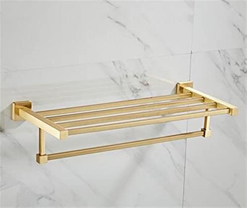 HIGOH Towel Racks,Bathroom Towel Rack Wall Mounted Towel Holder,Bathroom Accessories Towel Rack,Towel Shelf,Towel Holder,Brushed Matt Bathroom Ha