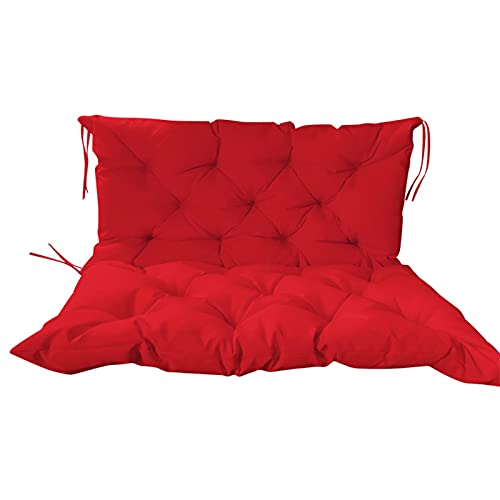 Indoor Outdoor Patio Garden Wicker Seat Bench Cushions Set Waterproof Anti UV 2 3 Seater Swing Backrest