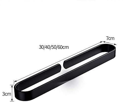 HIGOH Towel Rack Towel Bar, for Hanging Bath Towel Washcloth Self Adhesive Towel Rod Wall Mounted Space Aluminum Towel Rail Towel Holder Bathroom