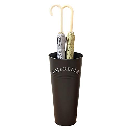 OUSIKA Umbrella Stands,Modern Umbrella Bucket with Letter, Storage Barrel for Organize Canes and Umbrellas, Metal Umbrella Stand Holder, Home Rac
