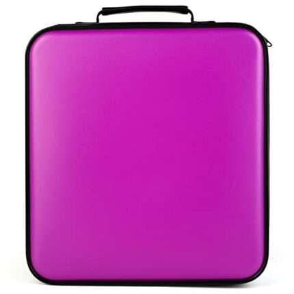 CD Case DVD Holders Storage - 432 Capacity Portable Disc CD Case Holder Organizer DVD Holders Storage Cases & CD Wallet Binder DVD Sleeve Holder