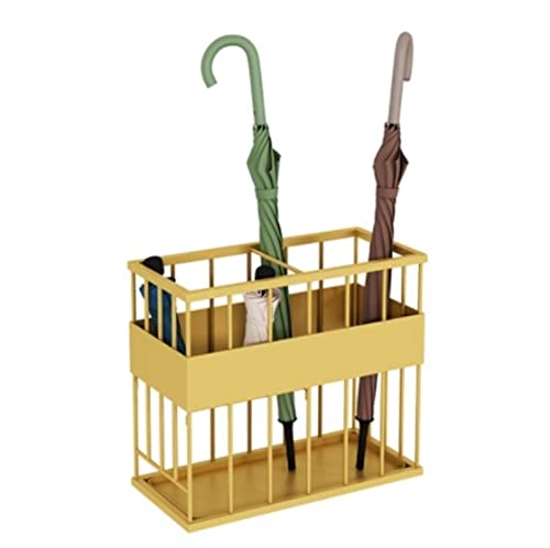 OUSIKA Umbrella Stands,Umbrella Holder Metal Umbrella Stand with Drip Tray Iron Umbrella Rack Hotel Lobby Umbrella Storage Bucket Umbrella Holder