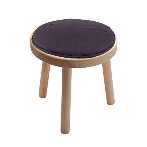 MOVKZACV Round Bistro Circular Chair Cushion With Ties Seat Pads For Dining Chairs Kitchen Garden Italian Fabric Removable Cover Indoor Outdoor S