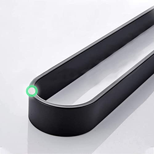 HIGOH Towel Rack Towel Bar, for Hanging Bath Towel Washcloth Self Adhesive Towel Rod Wall Mounted Space Aluminum Towel Rail Towel Holder Bathroom