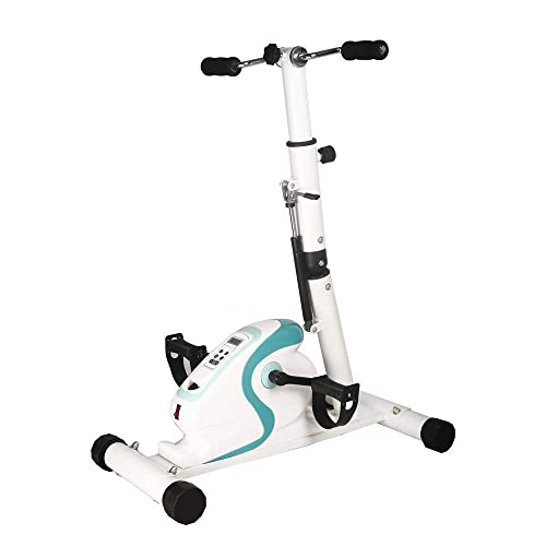 LUNEZY Electronic Physical Therapy Rehab Bike Trainer Exerciser Cycle Arm Leg Pedal Exerciser Bike Health Recovery Pedal Exerciser with Remote Co