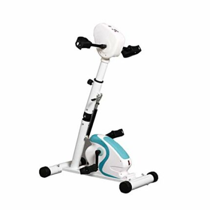 LUNEZY Pedal Trainer Electronic Physical Therapy Rehabilitation Stationary Fitness Bike,Arm and Leg Exerciser Machine for Handicap Disabled Strok