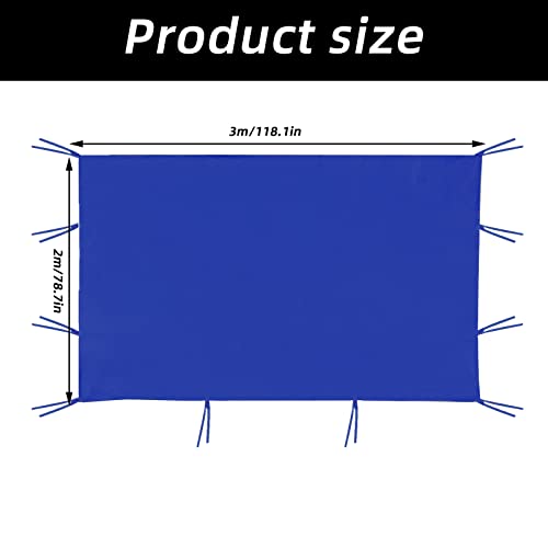 Gazebo Sides Panels,maxant Tent Side Panels Canopy Sidewall Panels 2m*3m Gazebo Replaceable Side Panels Waterproof,for Outdoor Gazebo (Red)