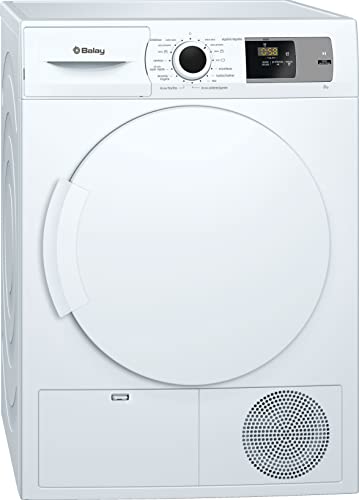 Balay 3SB286B Tumble Dryer with Heat Pump, 8 kg, A+, 600 W, White