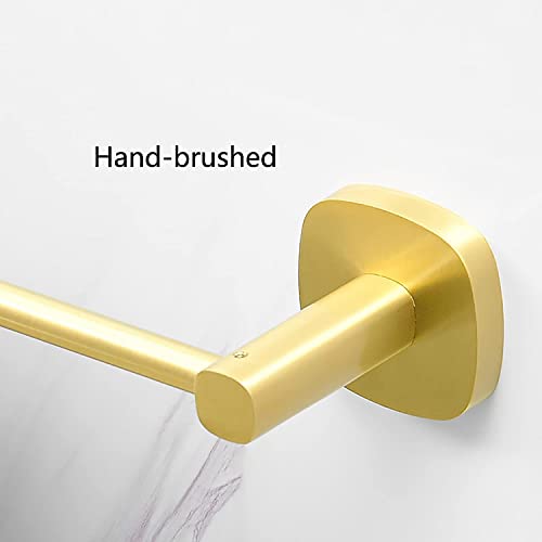Towel Bar Towel Rail Brushed Gold Space Aluminum bathroom towel rack Wall Mounted Towel Holder Storage Rack for Bathroom, Kitchen, Toilet