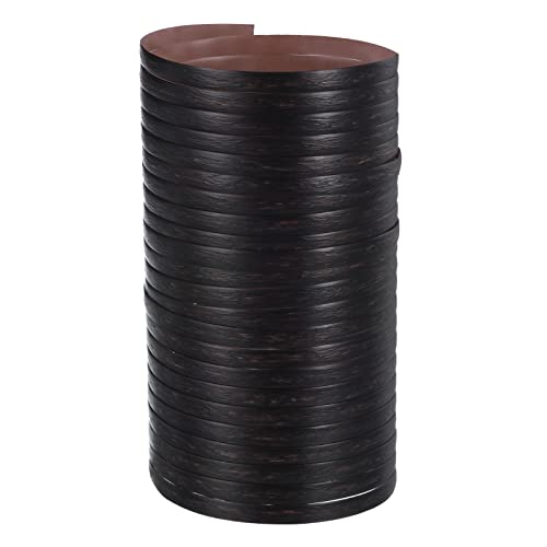 PATIKIL Wicker Repair Kit, Flat Synthetic Rattan Material for Garden Patio Furniture Replacement DIY Chair Sofa Table, Black