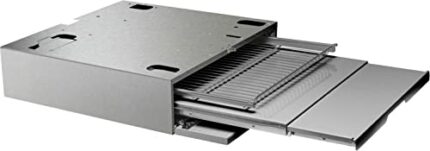 Asko Pull-Out Shelf with Laundry Basket (Connector) for Built-in Washing Machines and dryers HDB1153S, Stainless Steel