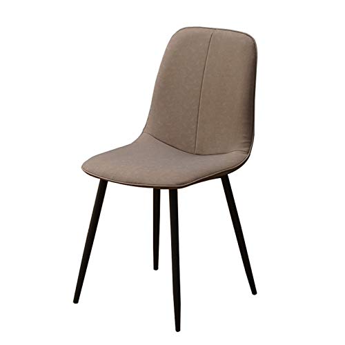 Modern Kitchen Dining Room Chairs Faux Matte Suede Leather Dining Chairs For Living Room Terrace Office Kitchen Lounging (Color : Grey)