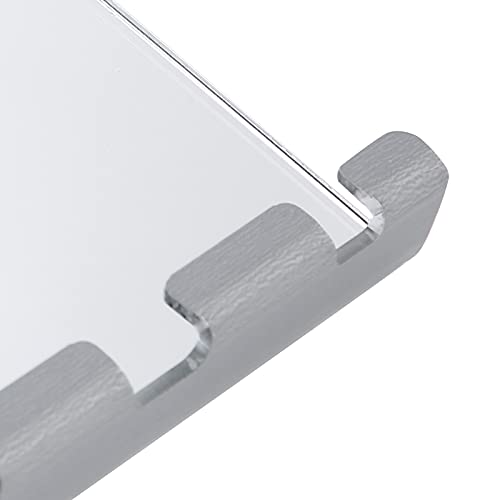 Pissente Fogless Shower Mirror Anti‑Fog Shower Mirror,Square Shower Mirror,Bathroom Shaving Mirror Bathroom Mirror Shower Mirrors