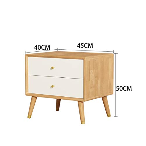 JYDQM Nordic Bedside Table Solid Wood Locker Storage Cabinet, Simple and Assembled Bedside Table