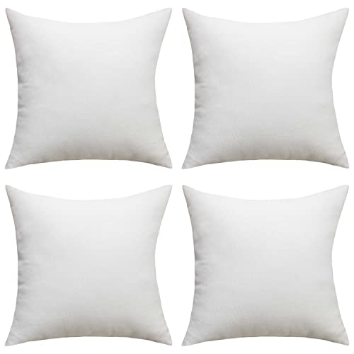 Home Brilliant Sage Green Cushion Covers 45 x 45 for Garden Furniture, Decorative Outdoor Cushions Covers Waterproof, 18x18 inches, Pack of 4, Sa