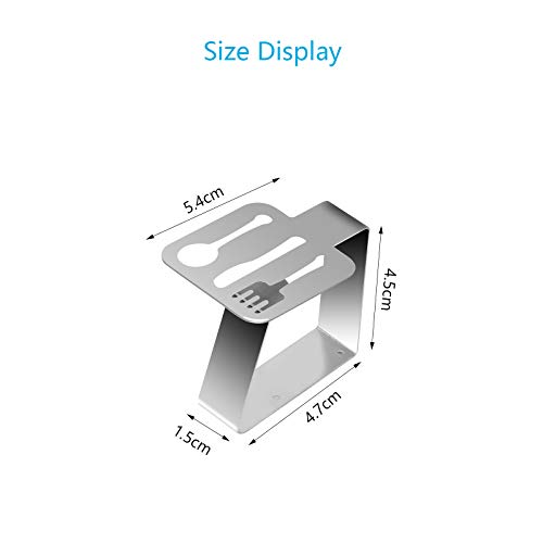 LOOPES 8Pack Table Cloth Clips Stainless Steel Tablecloth Clip Table Cover Clamps Waterproof Table Cloth Holders Tablecloth Clamps Outdoor Indoor