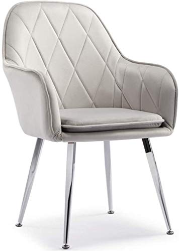 Modern Kitchen Dining Room Chairs Kitchen Dining Chairs Living Room Armchair with Metal Legs Velvet Seat And Backrests Kitchen Living Room Lounge