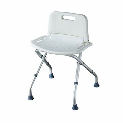 Bath Stools,Foldable Height Adjustable Shower Bench Seat Bath Lift Chair for Old People Bathroom Bath Chair with Backrest