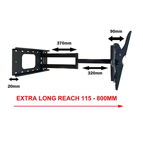 Intec brackets - Long Reaching Heavy Duty Cantilever TV Wall Mount Bracket- 800MM Reach perfect for TV’s 40” – 60” – Extra Strong Design rated at