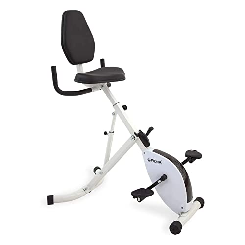 FitDesk Bike Desk 3.0 - Folding Stationary Exercise Bicycle Desk