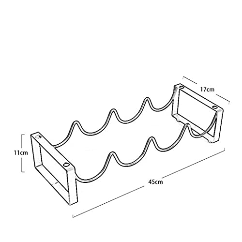 NEOCHY Wine Rack, Wine Display, Wine Rack, Bar Counter, Wine Bottle Decoration, Iron Living Room Home