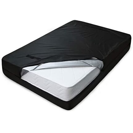 Mattress Bag for Moving Double Bed(US Full Size)with 4 Handles for Easy Moving, Waterproof Mattress Storage Bag, Double Zippers Reusable Heavy Du
