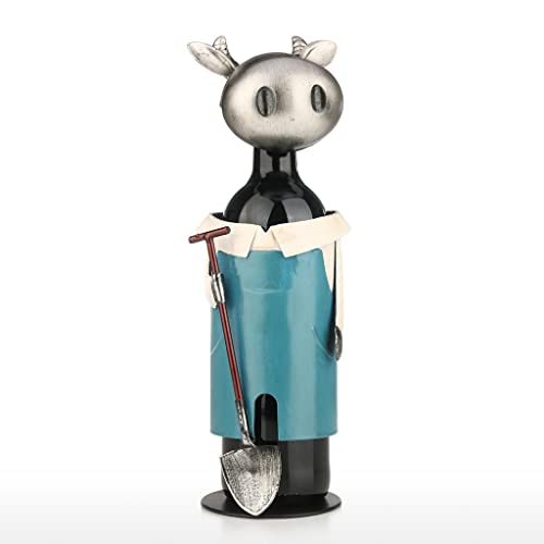 maozi Wine Rack Vintage Pickup Cow Wine Bottle Holder Statue or Decorative Wine Holder Champagne Whisky