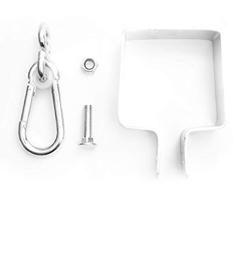 GreenTouch Set of 2 Rocking Hooks Square 9 x 9 cm for Stable Function of Swings Training Equipment Hammocks Tree Hooks, Set of 2