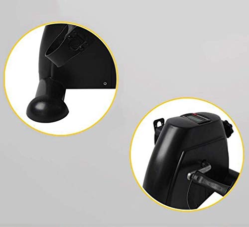 N/A Mini Cycle Bike Stationary Exercise Leg Low Impact Portable for Under Your Office Desk Slim Design High 7.87英寸(20厘米)
