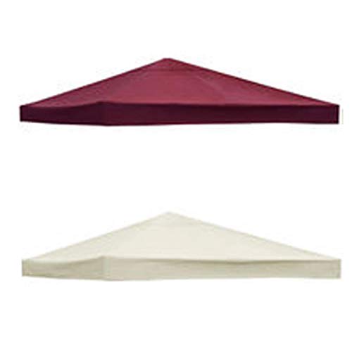 Gazebo Canopy Replacement Covers 3m X 3m, Outdoor Gazebo Cover Gazebo Top Cover Replacement Cloth Cover for Courtyard Garden Backyard (Replacemen