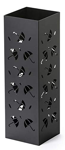 Mango Steam Square Tall 20" Umbrella Holder (Brollies Black)