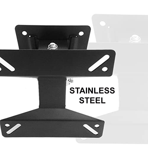 IMBTECH Mounting TV Wall Bracket Full Motion Swivel Tilt TV Wall Mount Bracket For 14 15 20 22 24 Inch TV's - Super Strong Full Motion Monitor Wa