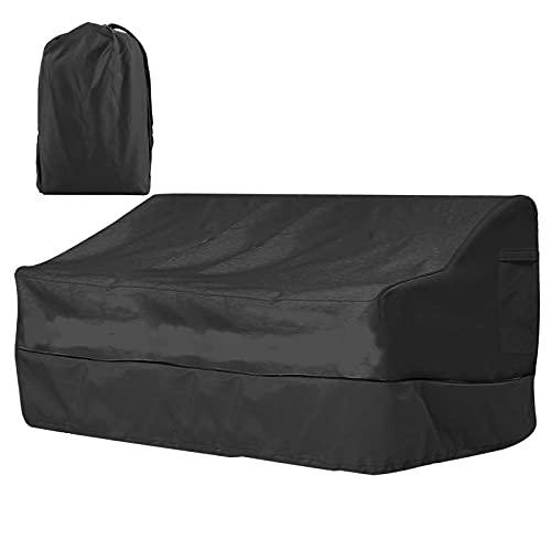 Opaltool Garden Sofa Cover, 210D Oxford Waterproof Garden Furniture Cover Outdoor Patio Cover with Air Vent for Chair Sofas (M: 193 * 83 * 84cm)