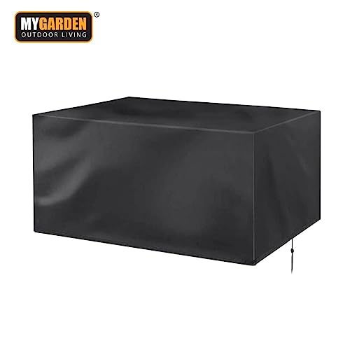 Guilty Gadgets Large Waterproof Garden Patio Outdoor Rattan Table Chair Furniture Cover Polyester Sheet - 170x94x70cm
