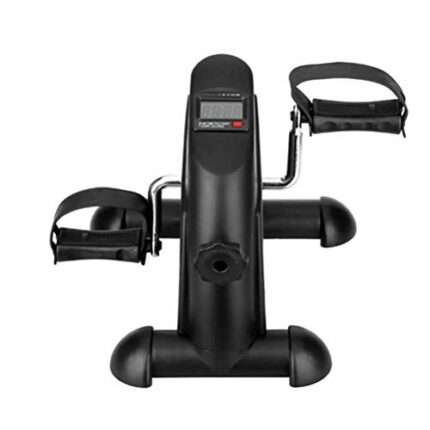 LUNEZY Mini Exercise Bike Seated Exerciser Stationary Pedal Bike for Legs and Arms Cycling With LCD Monitor, Portable Pedal Exerciser Arm Leg Cyc