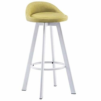 SDFGH Hydraulic Bar Stool Dining Chairs with Backrest 360° Swivel Adjustable Height PU Upholstered Seat Assembled Pub Home