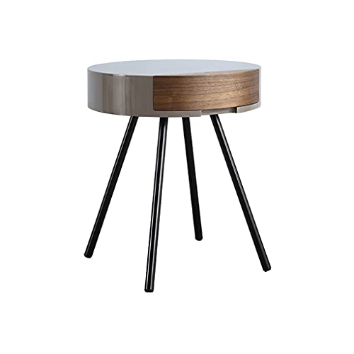 JYDQM Nordic Bedside Table Round Corners A Few Sides Sofa Side Table Minimalist Small Side Cabinet Bedroom Bedside