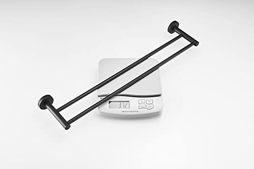 HIGOH Towel Racks,Towel Holder Towel Rail for Bathroom, Double Arm Towel Holder, Towel Bar, Wall Mount Bathroom Hand Towel Holder Hardware Access