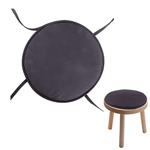 MOVKZACV Round Bistro Circular Chair Cushion With Ties Seat Pads For Dining Chairs Kitchen Garden Italian Fabric Removable Cover Indoor Outdoor S