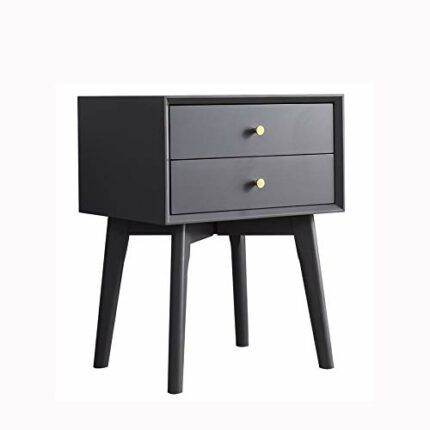 JYDQM All Solid Wood Simple Bedside Table Nordic Bedroom Locker Small Apartment Storage Cabinet Mini Bedside Cabinet
