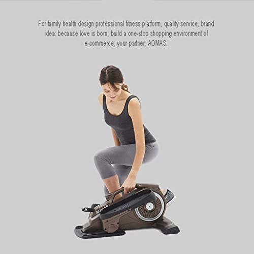 LLRYN Desk Oval Mini Stepper-Oval Pedal Sneakers Under The Table, Design,Mute Exercise Space Walk Machine